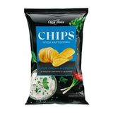 Чіпси 110г Своя лінія картопляні зі смаком сметани із зеленню