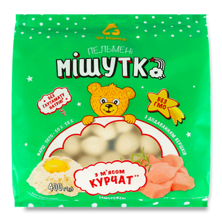 Пельмені Три Ведмеді Мішутка з м`ясом курчат 400 г