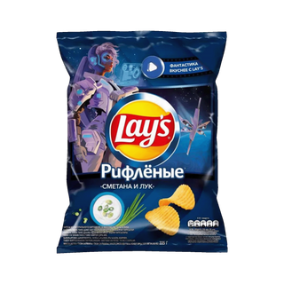 Չիպս «Լեյս» Ալիքաձև, թթվասեր և սոխ 225գր
