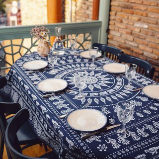 სუფრა "სამეფო" - 300x140 ლურჯი