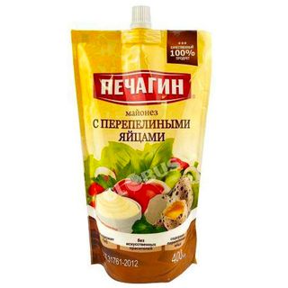 Майонез Печагин с перепел яйцами 50% 400мл д/п