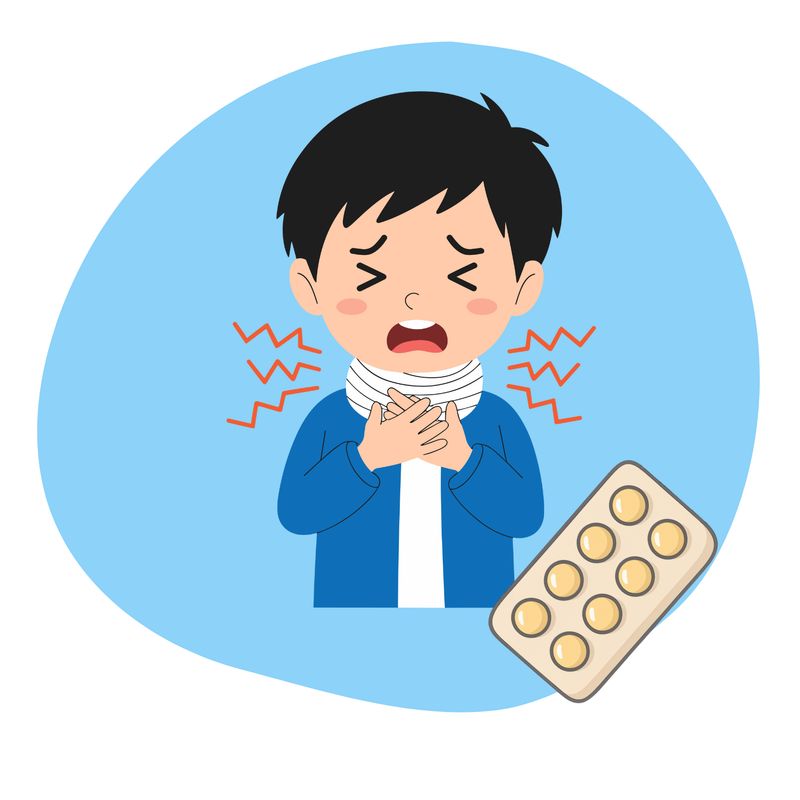 При боли в горле