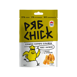 Слайси «РябChick» курячі з гірчицею та медом сушені 30г