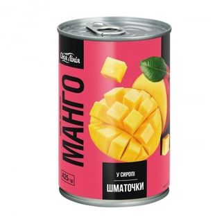 Консерви 425 г Своя Лінія Манго шматочки у сиропі 