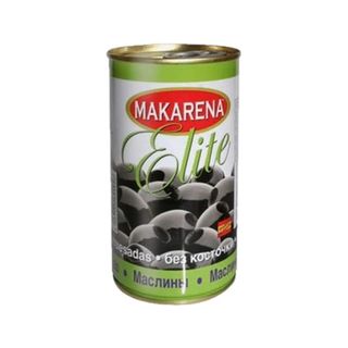 Makarena, Оливки Makarena 370Мл Черные Elite Без Косточки, шт, ШК: 8437004890948