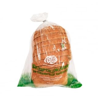 Хліб 400г Скиба Бездріжджовий на пшеничній заквасці різаний