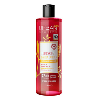 ურბან ქეა - შამპუნი Hibiscus/Shea Butter ხვეული თმის უსულფატო 350მლ 0666