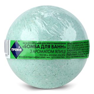 Бомбочка для ванни «Премія»® (ялівець, лаванда, морська хвиля) з ефірними оліями в асортименті 75г