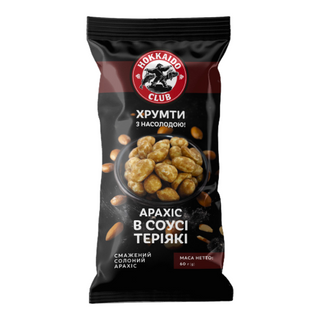 Арахіс Смажений Hokkaido club в соусі Теріякі 60 г