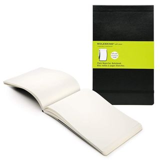 Записник Moleskine Reporter Середній / Нелінований Чорний М’який