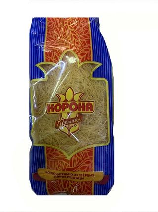 4870200923715 მაკარონი ვერმიშელი კორონა 400გრ