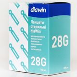 Ланцети Стерильні Diawin 28g №100