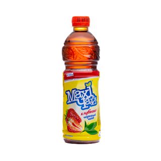 ЧАЙ ЧЕРНЫЙ MAXI КЛУБНИКА ПЭТ 450МЛ