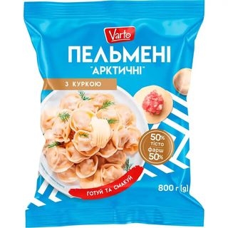 Пельмені Varto Арктичні з куркою 800 г