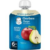 Пюре фруктове Gerber Яблуко і Груша для дітей із 6 місяців 90 г