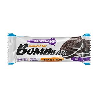 Батончик Bombbar неглаз Печенье с кремом протеиновый, 60 гр.