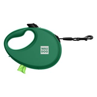 Рулетка Collar WAUDOG R-leash контейн д/пакетів стрічка 8м зелена L