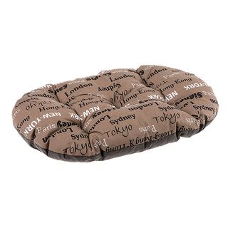 საწოლი ძაღლისთვის Ferplast Relax 55/4 C Cities ყავისფერი (Small)