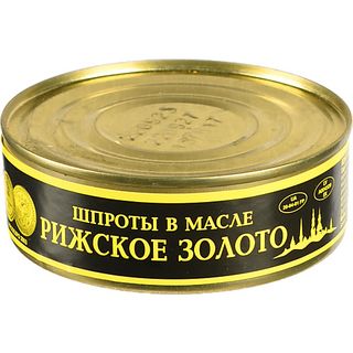 Шпроти Ризьке золото 240г в.м