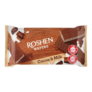 Roshen Wafers - ვაფლი კაკაო და რძით 216გ/4823077632112