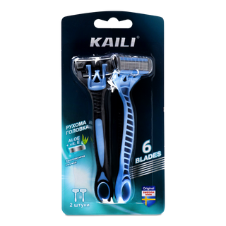 Станки для гоління чоловічі 6 лез 2шт