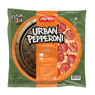 Піца "Легко! "Urban Pepperoni" заморожена, 450 г