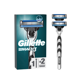 Станок для гоління Gillette Mach3 c 2 змінними картриджами