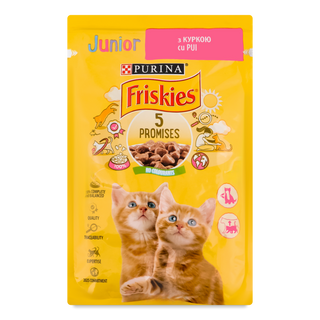 Корм для кошенят Friskies з куркою в підливці 85г
