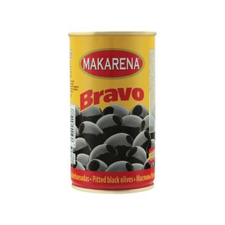 Makarena, Оливки Makarena 370Мл Черные Bravo Без Косточек, шт, ШК: 8437004890986