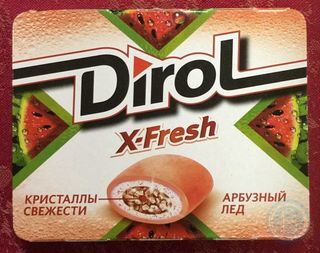 საღეჭი რეზინი "დიროლი" X ფრეში საზამთრო 16 გრ 46164292