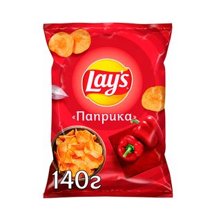 Чипсы Lays паприка 140 г