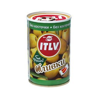 Itlv, Оливки Itlv 314Мл Зеленые Оливки Без Косточки, шт, ШК: 8410179002750