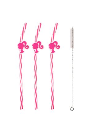 แกแแฌแ แฃแแแก แแแแ แแแ/Barbie Collection Straw & Brush Set