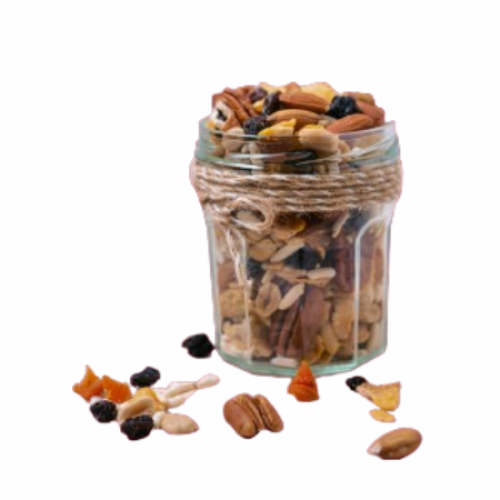 Горіхи, сухофрукти.