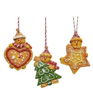 ნაძვის ხის მოსართავი ფიგურა, ცომის კაცუნები, 11 სმ