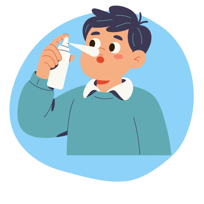 При насморке