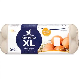 Яйця Квочка курячі XL 10 шт