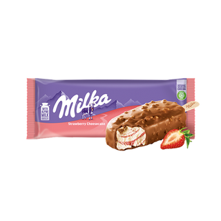 Морозиво MILKA полуничний чізкейк 67г