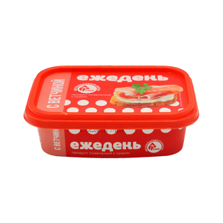 Պանրային մթերք հալած «Եժեդեն» խոզապուխտով 180գր