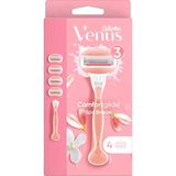 Станок для гоління жіночий Venus Comfortglide Spa Breeze із 4 змінними картриджами