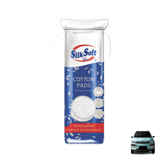 Բամբակե սկավառակ «Սիլկ Սոֆթ» 100հտ