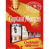 Набір Ром Captain Morgan Spiced Gold 35% 0.7 л