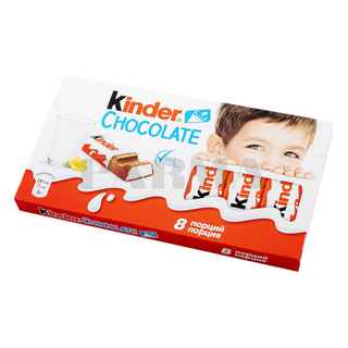 Բատոն «Kinder» կաթնային շոկոլադ 100գ