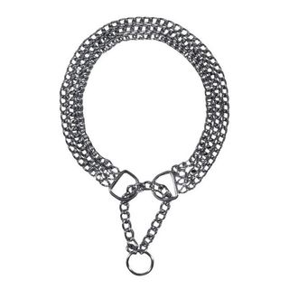 Нашийник трирядний хромовананий 45см/2,5мм