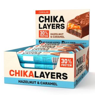ChikaLab პროტეინ ბარი თხილით და კარამელით 60გრ