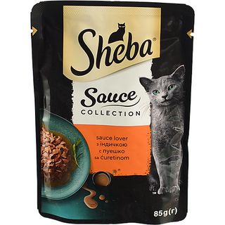 Корм Sheba 85г Sauce coll індичка в соусі