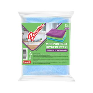 Салфетки Выгодно 3Шт Микрофибра Д/Всех Типов Пов шк: 2000000407875