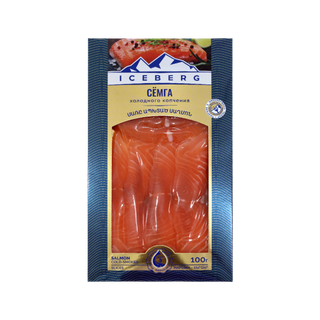 Սաղմոն սառը ապխտած «Այս Բերգ» կտրատած 100գր