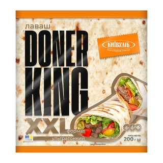 Лаваш Київхліб Doner King XXL ультратонкий 200г