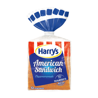 Хлеб для сэндвичей СХ Harry's пшеничный 1/470